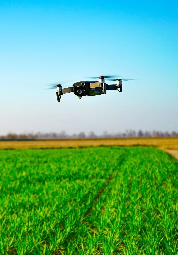 drone, dji, in flight